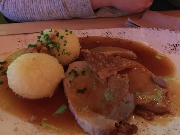 Schweinbraten. Very tasty.