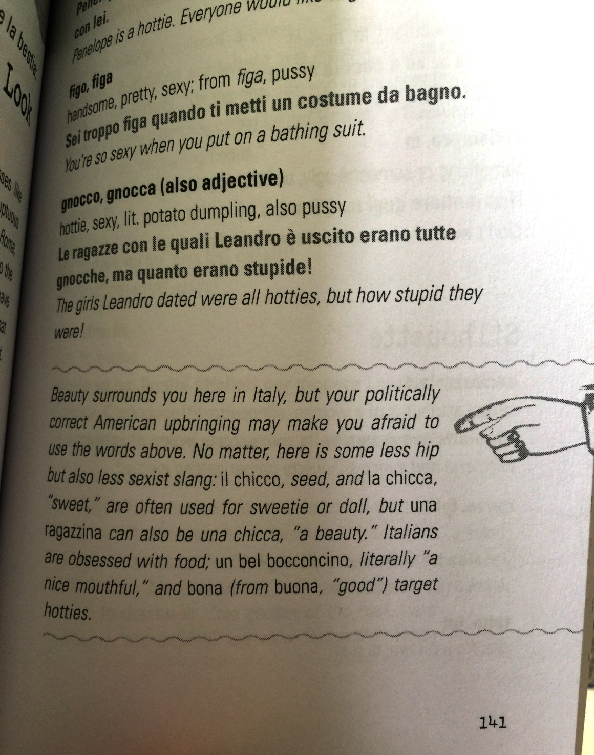 Talk Dirty Italian - Info Section