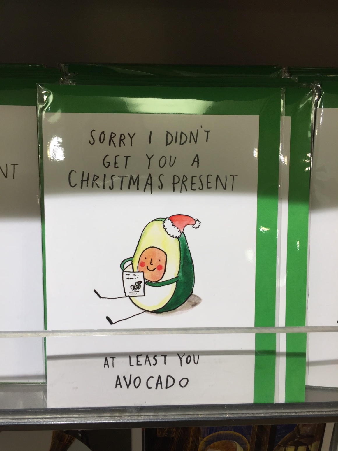 Christmas Card Avacado